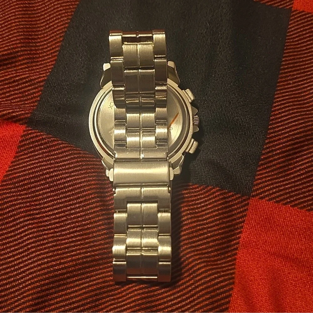 Great Northwest Clothing Company Men's Quartz 24-Hour Silver Dial Watch w/ Box